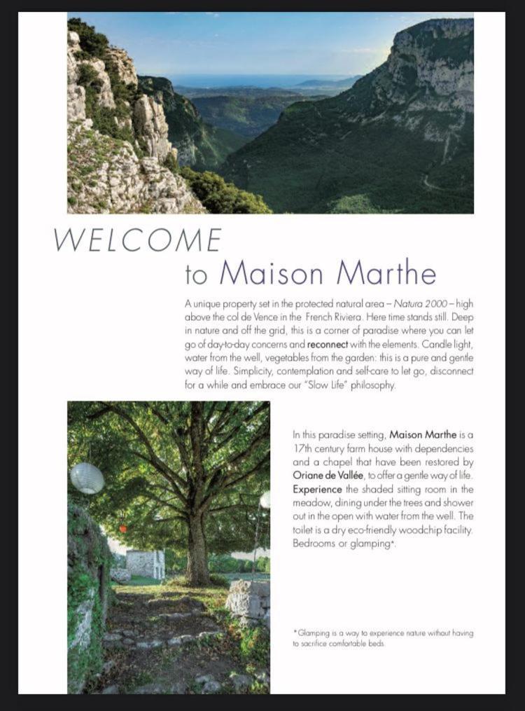 Maison Marthe - Maison Nomade Chic Coursegoules Εξωτερικό φωτογραφία